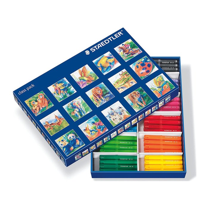 STAEDTLER 340 Filzstifte farbsortiert, 144 St.