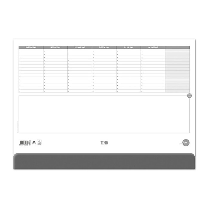 Ursus® Schreibtischunterlage weiß Papier 52,5 x 37,5 cm, 50 Blatt