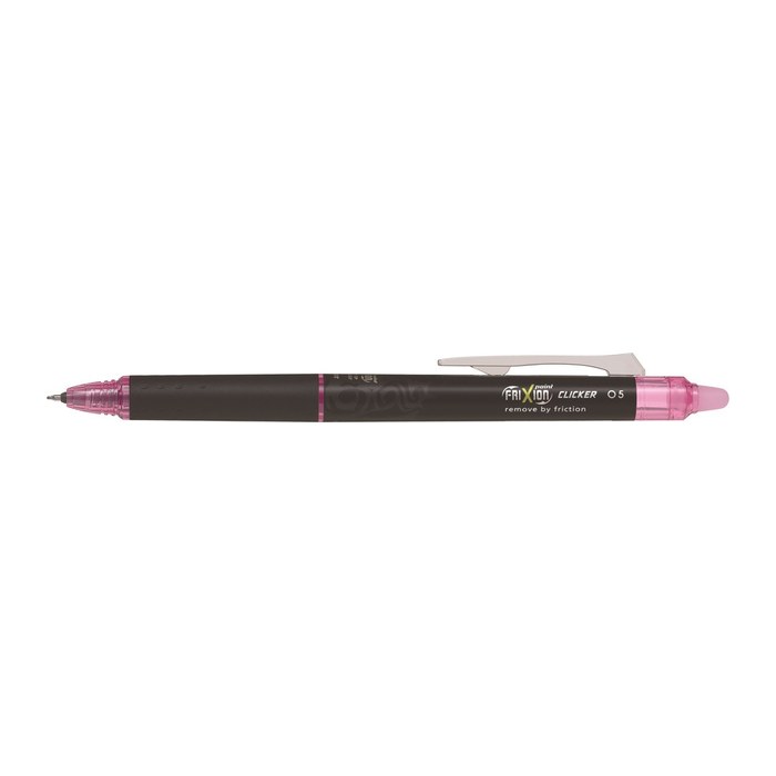 PILOT FRIXION point CLICKER Tintenroller schwarz 0,3 mm, Schreibfarbe: pink, 1 St.