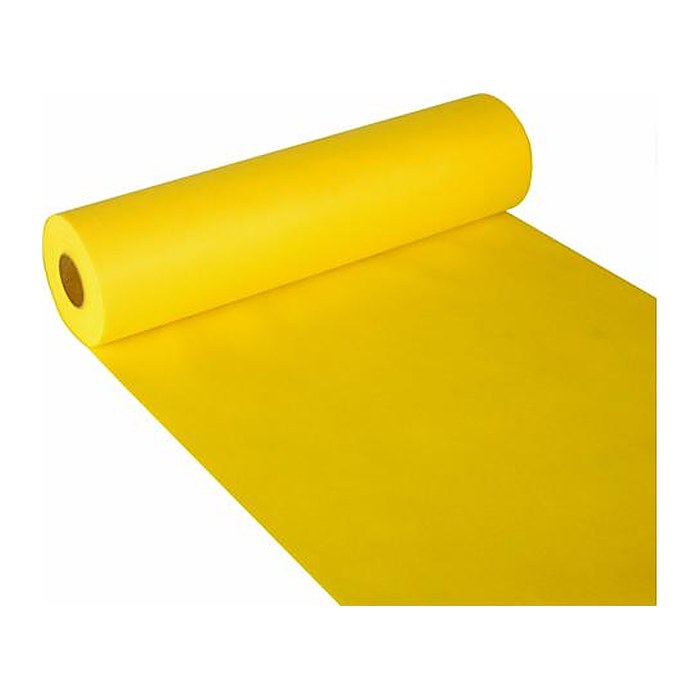 STARPAK Tischläufer soft selection gelb 40,0 cm x 24,0 m, 1 Rolle