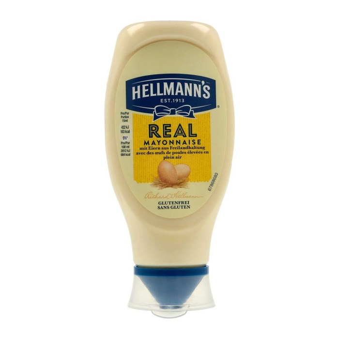 HELLMANN’S Mayonnaise 80% Fett 430,0 ml, 1 St.