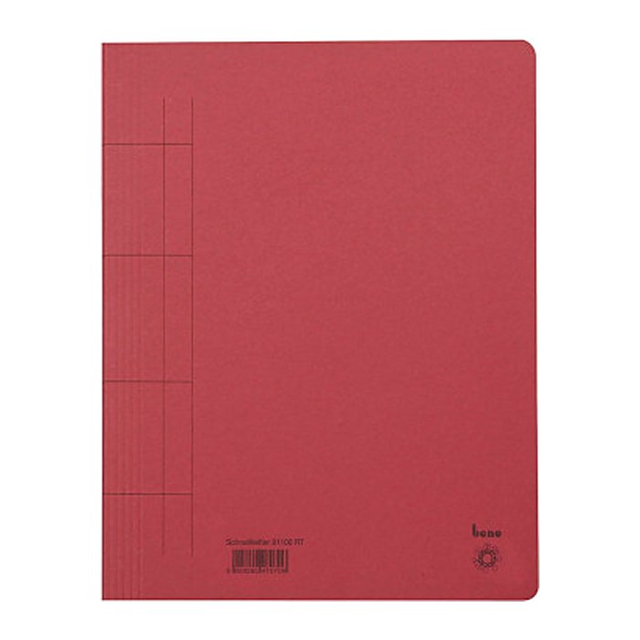 bene Schnellhefter Karton rot DIN A4, 25 St.