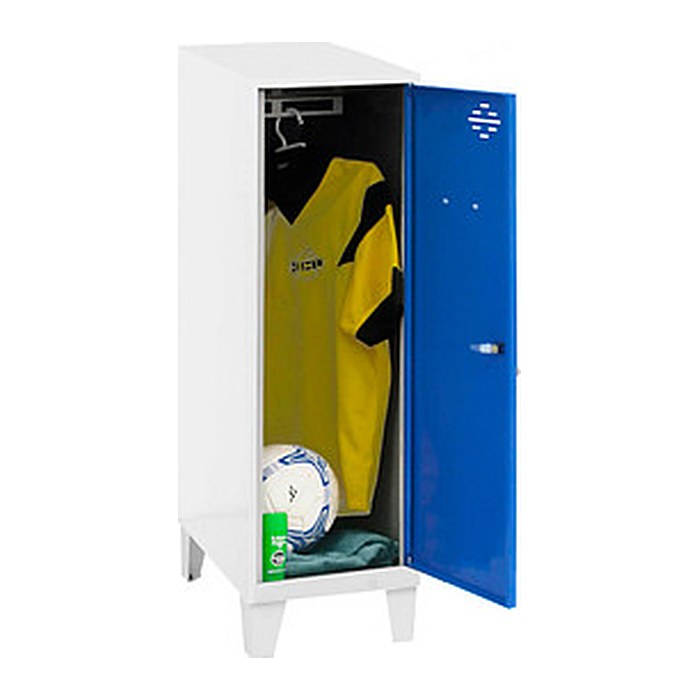 Simonrack Spind SIMONLOCKER DISM weiß, blau 8425437121708, 1 Schließfach 40,0 x 50,0 x 101,5 cm