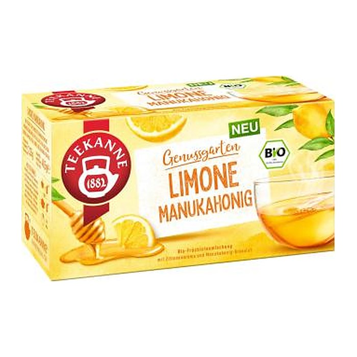 TEEKANNE Genussgarten LIMONE MANUKAHONIG Bio-Tee 18 Portionen