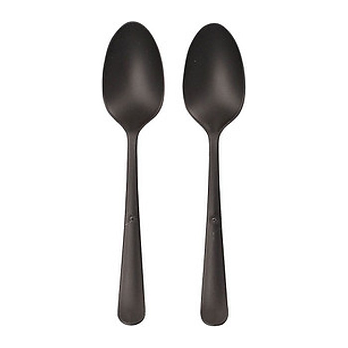 circulware RESBONSIBLES Mehrweg-Löffel, Kunststoff schwarz, 100 St.