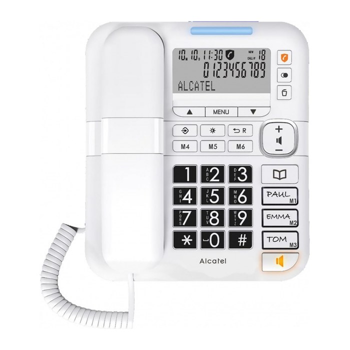 ALCATEL TMAX 70 Festnetztelefon für Senioren - Weiß