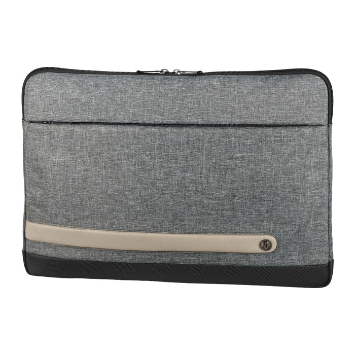 hama Laptophülle Terra Kunstfaser grau bis 33,8 cm (13,3 Zoll)