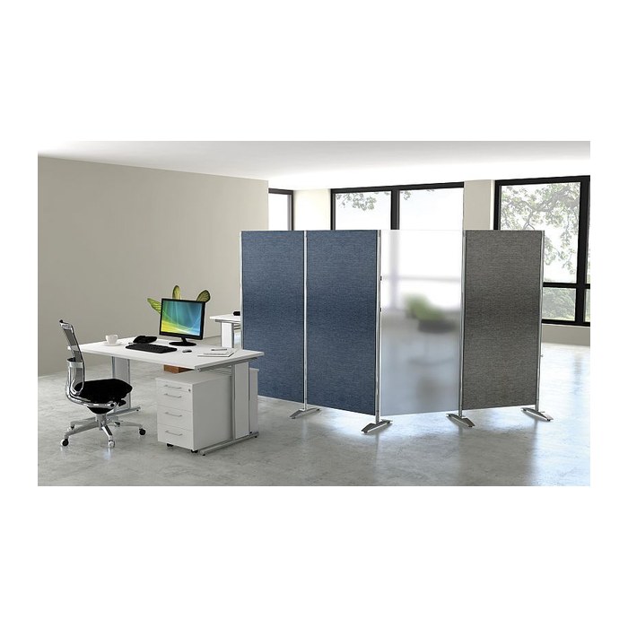 Kerkmann Trennwand Metropol 45697616, grau 77,0 x 165,0 cm, 1 St.