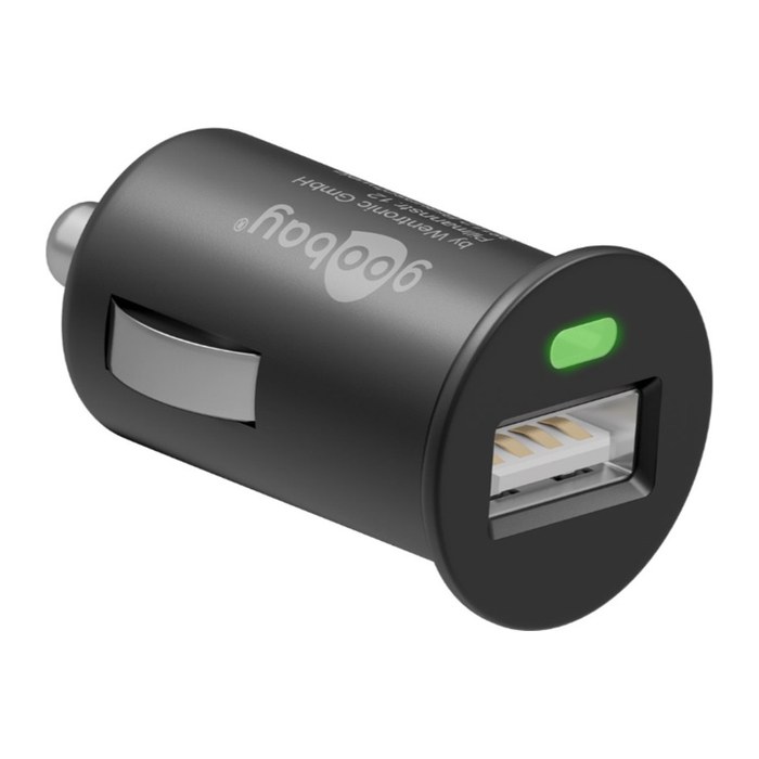goobay Kfz-Ladeadapter schwarz, 5 Watt