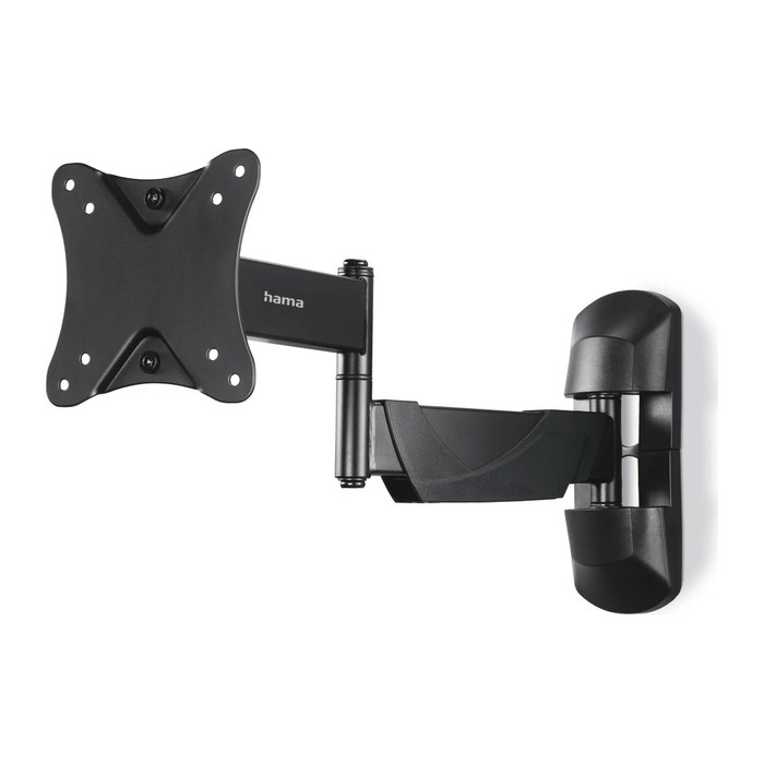 hama TV-Wandhalterung schwenkbar, neigbar, ausziehbar 66 cm (26") schwarz