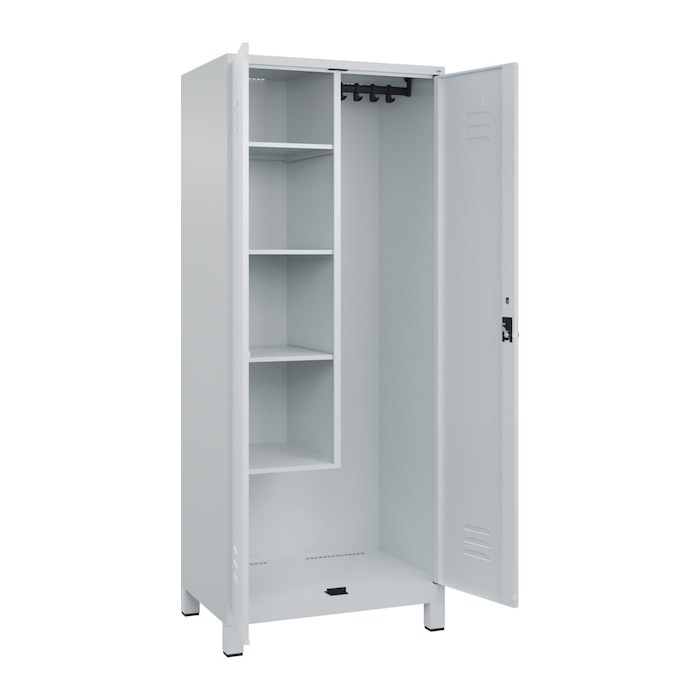 CP Putzmittelschrank Classic Plus 080110-02 S10029 lichtgrau 4 Fachböden 80,0 x 50,0 x 195,0 cm, aufgebaut, 1 St.