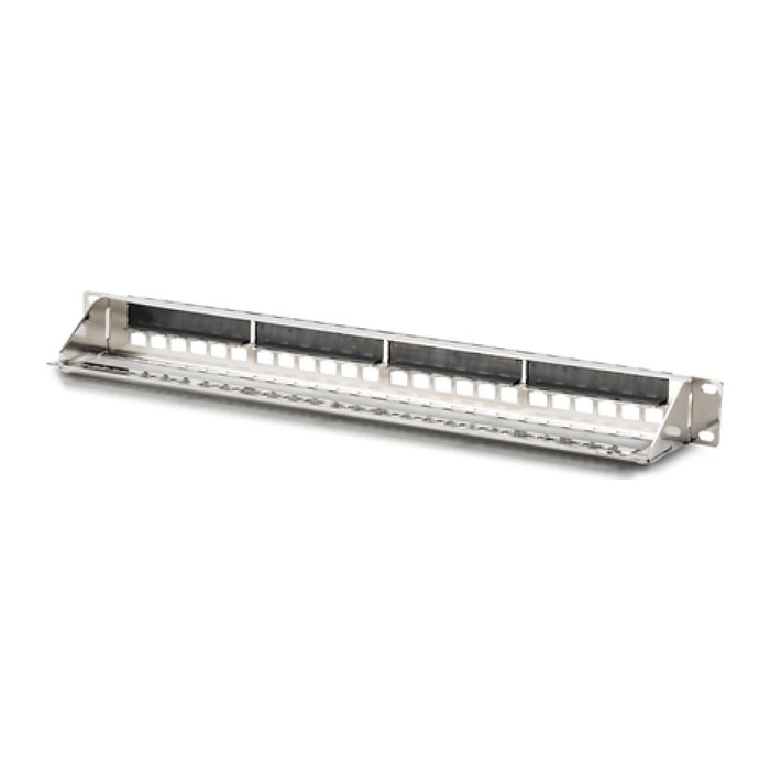 DIGITUS Patch Panel geschirmt 24-Port 19" blank