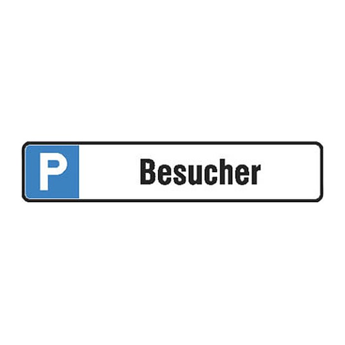 SafetyMarking® Hinweisschild "P Besucher" rechteckig 52,0 x 11,0 cm, 1 St.