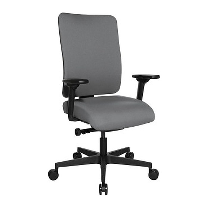 Topstar Bürostuhl Sitness Open X (P) Deluxe, OX600TW2 T23 Stoff grau, Gestell schwarz