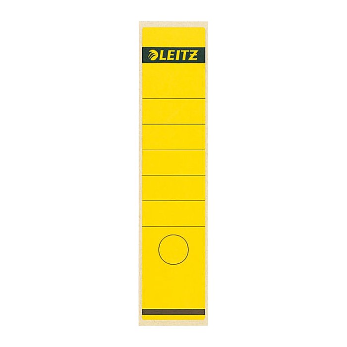 LEITZ Ordneretiketten 1640 gelb für 8,0 cm Rückenbreite, 10 St.