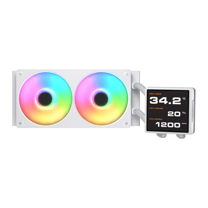 COUGAR CPU Wasserkühlung Poseidon Vistek Pro 240,ARGB,Weiß