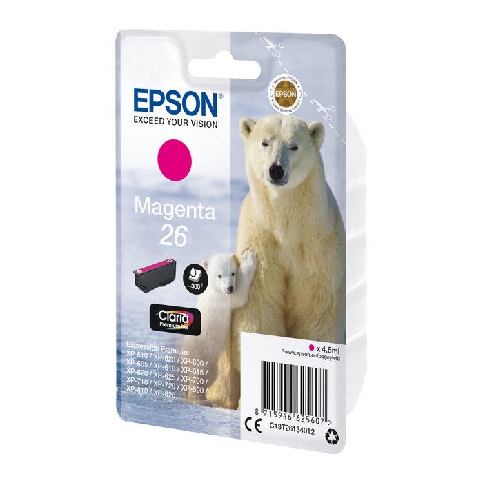 EPSON 26 / T2613 (Eisbär) magenta Druckerpatrone