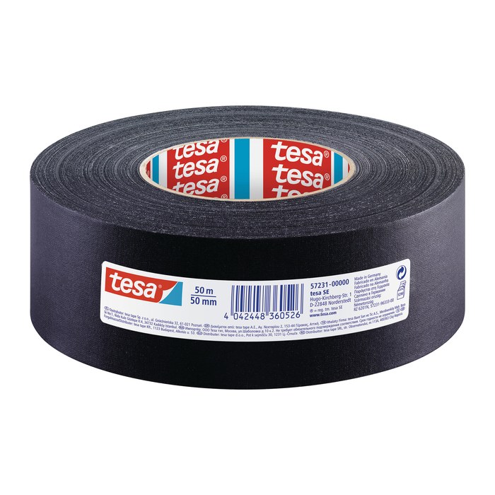tesa Gewebeband schwarz 50,0 mm x 50,0 m 1 Rolle