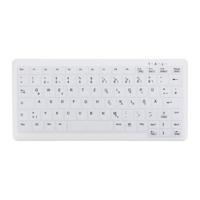 ACTIVE KEY AK-C4110 Hygiene-Tastatur kabellos weiß