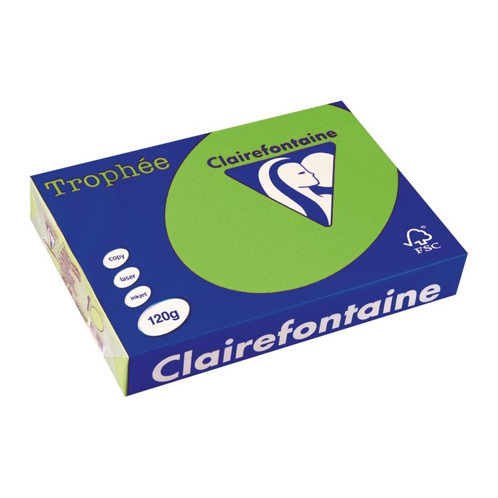 Clairefontaine Kopierpapier Trophée maigrün DIN A4 120 g/qm 250 Blatt