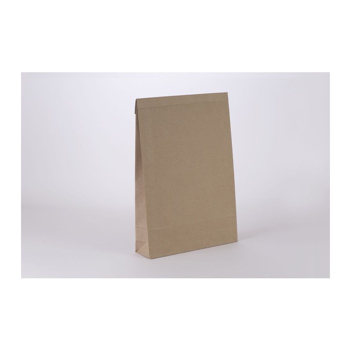 flexiPAK Faltentaschen classic eco Fixverschluss ca. DIN B4 ohne Fenster natur mit 5,0 cm Falte, 300 St.