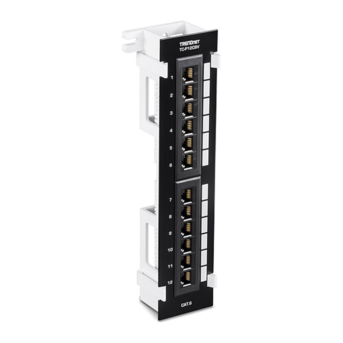TRENDnet Patchpanel 12-Port Cat6 ungeschirmt Wall Mount