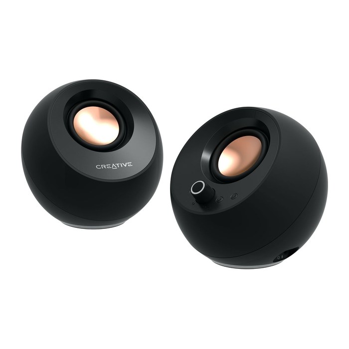 Creative Aktivbox Pebble Pro 2.0,Bluetooth 5.3,RGB schwarz