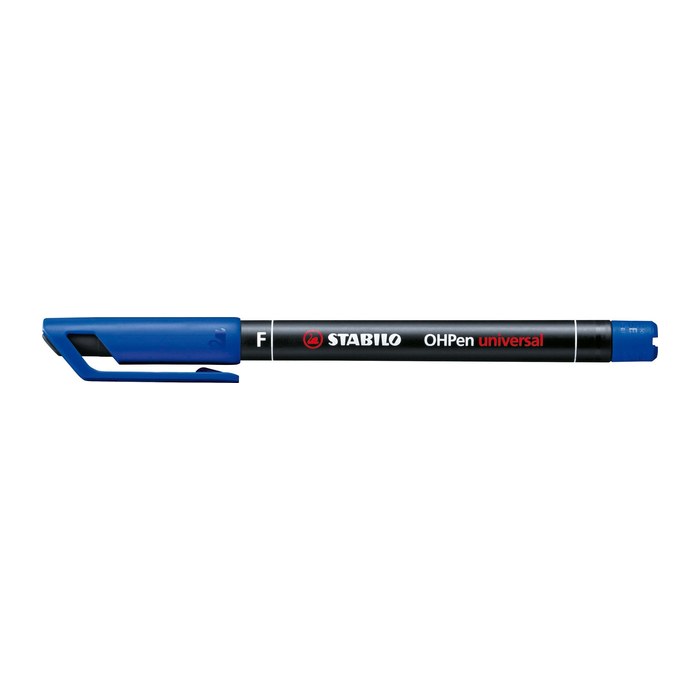 STABILO OHPen universal Folienstifte blau 0,7 mm permanent, 10 St.