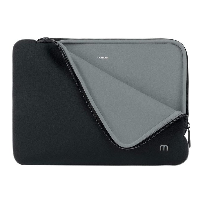 Mobilis Skin Sleeve 12.5-14" - Black and grey