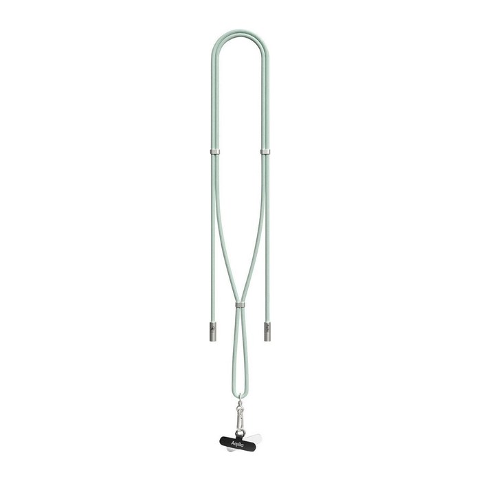 Aqiila® LANYARD Handykette Ladekabel grün, Kabellänge: 0,3 - 1,5 m, 30 Watt
