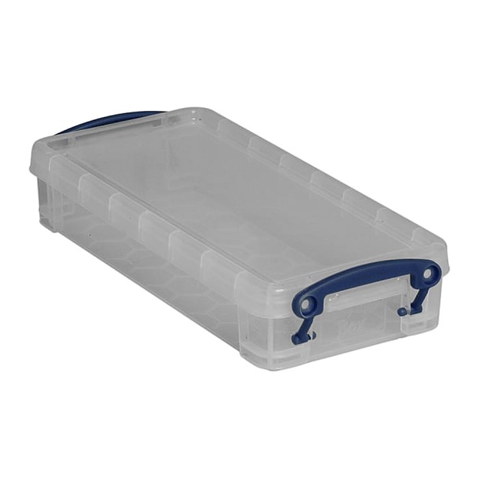 Really Useful Box Aufbewahrungsbox 0,55 l transparent 22,0 x 10,0 x 4,0 cm, 1 St.