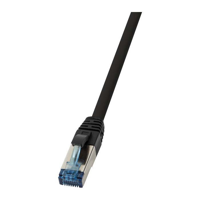 Logilink Patchkabel CAT6A S/FTP AWG27f.50,00m Industrie schw