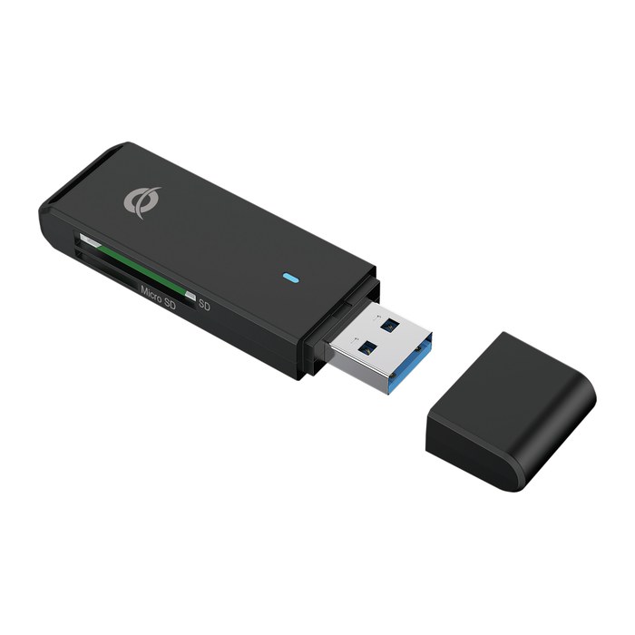 CONCEPTRONIC Kartenleser USB-A3.2->TF/Micro-SD3.0 schwarz