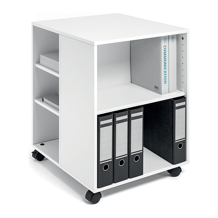 DURABLE Bürowagen weiß 3 Ebenen 52,8 x 59,2 x 74,8 cm