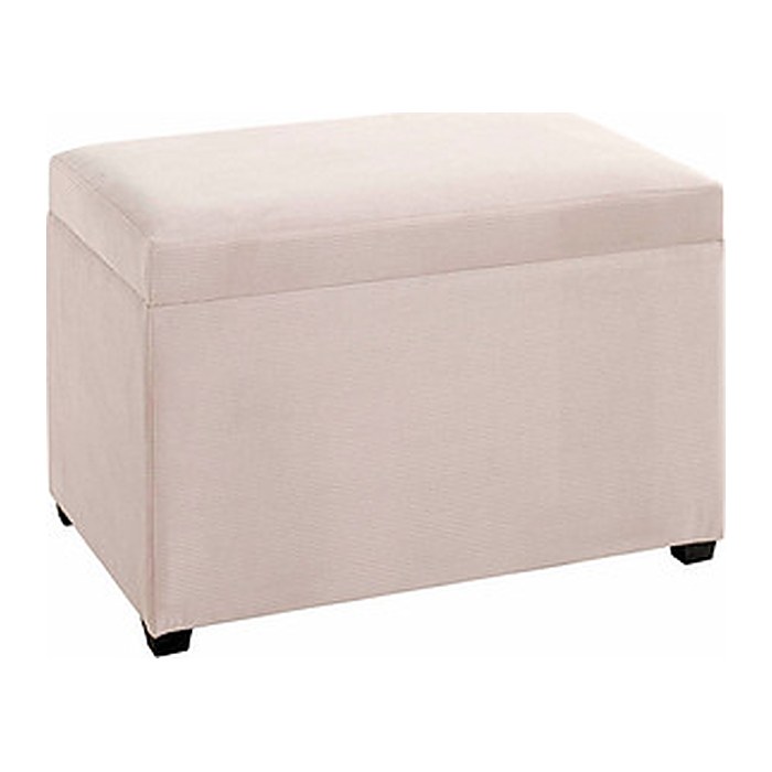 HAKU Möbel Sitztruhe 54945 creme Stoff 58,0 cm