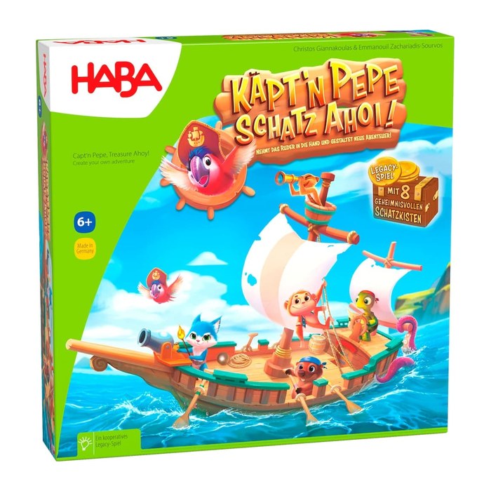 HABA® Käpt’n Pepe, Schatz ahoi! Brettspiel, 1 St.