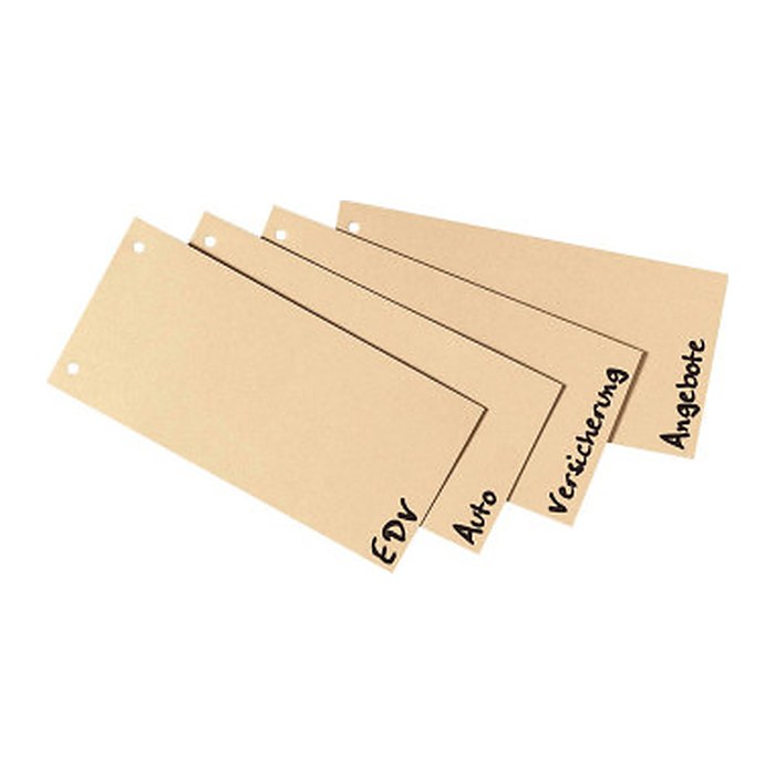 Trennstreifen chamois, 250 g/qm Karton 24,0 x 10,5 cm, 200 St.