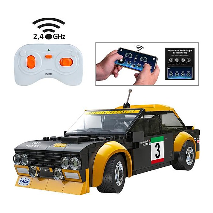 Jamara CaDA Fiat Abarth 1:20 2,4GHz Bricks schwarz 6+