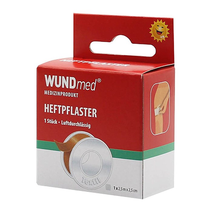 WUNDmed® Heftpflaster 02-082 beige 2,5 cm x 2,5 m, 1 St.