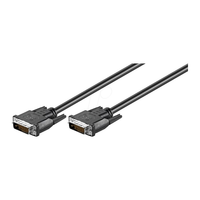 goobay DVI-D Kabel 1,8 m schwarz, 1 St.