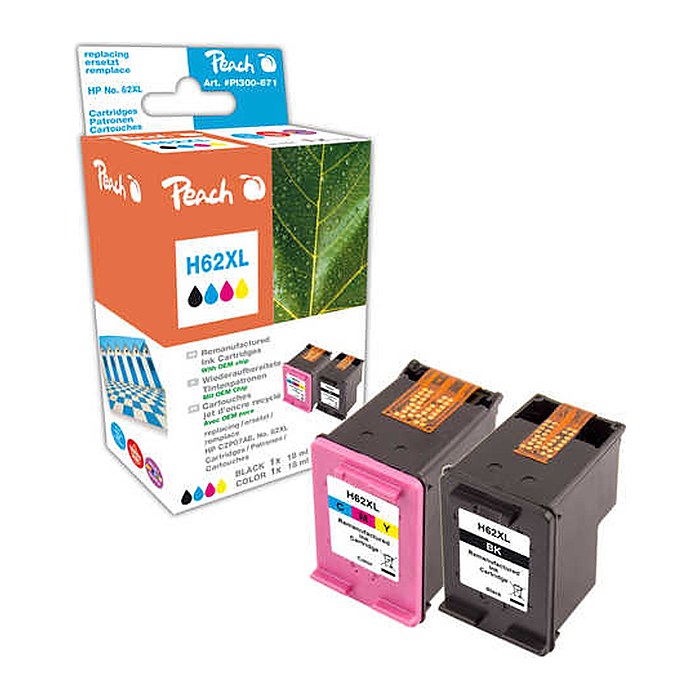 Peach Druckkopf HP Nr.62XL MultiPack REM,KOM