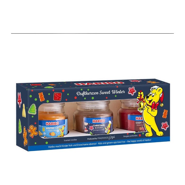 Haribo Duftkerze Sweet Winter 3er Set