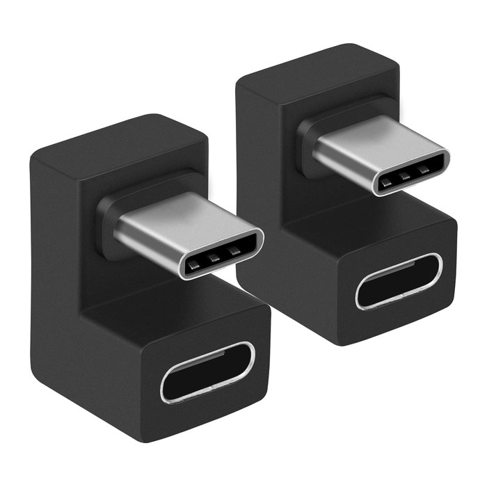 Equip Adapter USB-C->USB-C 180° 10Gbps PD 100W 2Stk