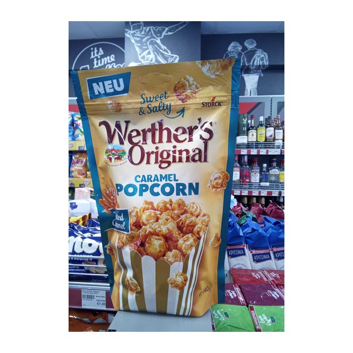 Werther’s® Original SALTED CARAMEL Popcorn 140,0 g, 1 Pack