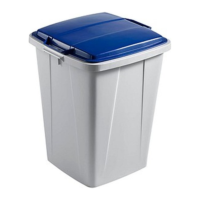 DURABLE Durabin 90 Mülleimer 90,0 l grau, blau, 1 St.