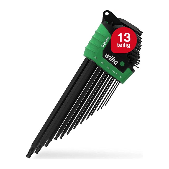 Wiha Torx-Schlüsselsatz TORX® Kugelkopf 43847 13-tlg.