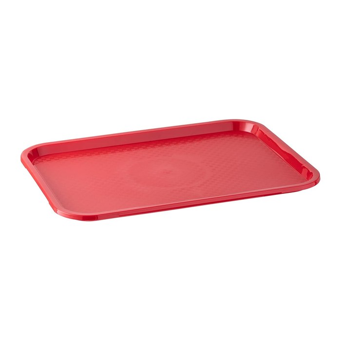 APS Tabletts Fast Food rot rechteckig 45,0 x 35,5 cm, 6 St.