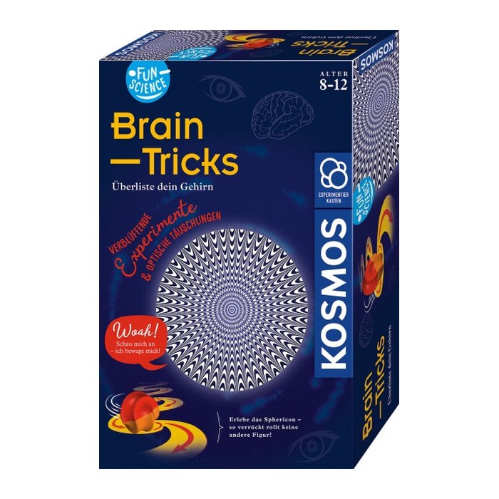KOSMOS Experimentierkasten Fun Science Brain Tricks mehrfarbig