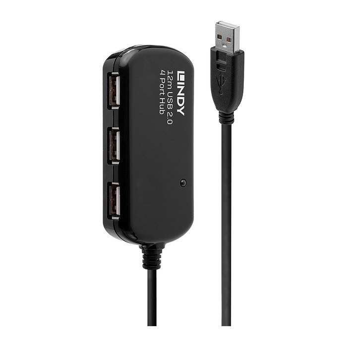 LINDY USB 2.0 Aktiv-Verlängerungs-Hub Pro 12m