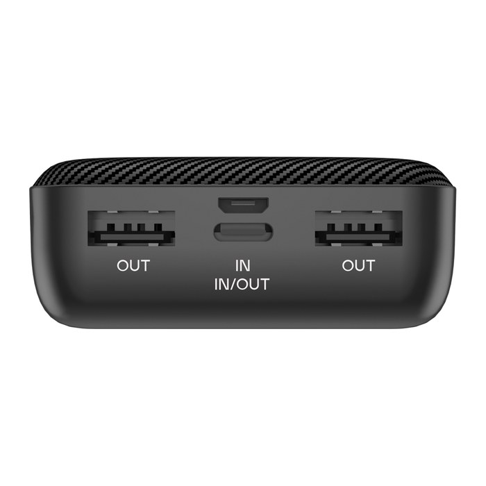 RealPower Powerbank PB-10000 SE schwarz 10.000mAh